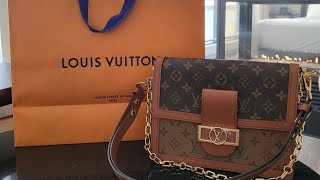 루이비통 도핀 MM 언박싱  Louis Vuitton Dauphine MM Monogram Unboxing [upl. by Rednaxela865]