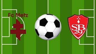 FC Metz vs Brest Résumé et Buts  Ligue 1 202324  PES 21 Gameplay [upl. by Bronnie]