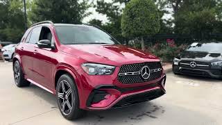 New 2024 Mercedes GLE 450 4Matic Cardinal Red Metallic  Luxury SUV That Turns Heads GLE450 [upl. by Jarrod355]