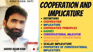 Cooperation and Implicature in Pragmatics Cooperative principles Properties of Implicature [upl. by Neetsyrk]