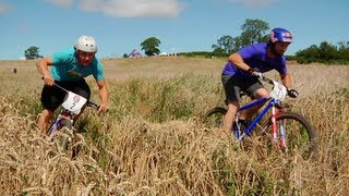 MTB Downhill Slalom Race  Red Bull Weavers 2012 UK [upl. by Bocyaj676]