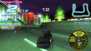 Ridge Racer 2 PSP Arcade Mode Edgestone Expressway [upl. by Allebram]