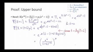 Class 5 Video 2 Chernoff bounds [upl. by Flemming831]