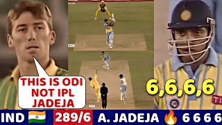 AJAY JADEJA 25 RUNS IN 7 BALL VS AUS  IND VS AUS TITAN CUP M09 1996  What A Nail Biting Thriller 🔥 [upl. by Nahallac]