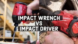 Impact Wrench vs Impact Driver  Whats The Difference [upl. by Simah]