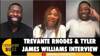 Trevante Rhodes and Tyler James Williams Talk ‘THE UNITED STATES VS BILLIE HOLIDAY’ [upl. by Barris]