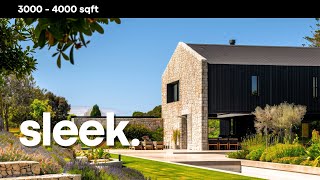 Stylish Outdoor Living Modern Black Timber and Stone Farmhouse with Minimalist and Rustic Style [upl. by Mannos]