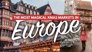 ARE THESE THE BEST CHRISTMAS MARKETS IN EUROPE  44 Magical European Xmas Markets to Visit [upl. by Adnohsar376]