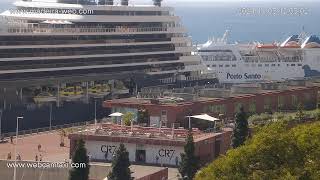 Funchal Marina Live Webcam 1 wwwmadeirawebcom [upl. by Ttiwed]