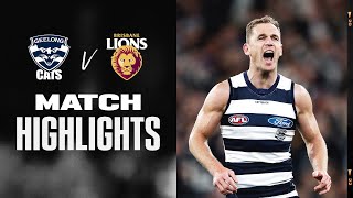 Geelong Cats v Brisbane Lions Highlights  Preliminary Final 2022  AFL [upl. by Tamera975]