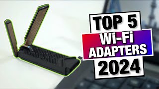 Top 5  Best WiFi Adapters for PC for Faster Internet 2024 [upl. by Guthry500]