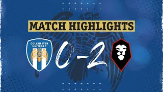 Colchester United v Salford City highlights [upl. by Frederiksen]