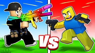 I Cheated With OP Weapons vs My Friends in Roblox [upl. by Steffie]