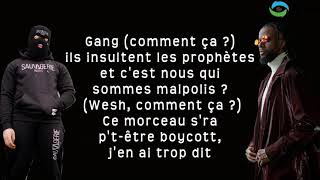 Lefa ft Kalash Criminel  Gang Paroles [upl. by Jemma]