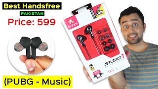 Best Handsfree in Pakistan  Best Handsfree for PUBG Mobile  Audionic Studio 1 Review  Giveaway [upl. by Kcirdderf]