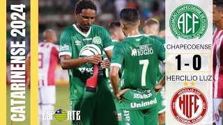 Chapecoense x Hercílio Luz Campeonato catarinense 2024 Melhores momentos do jogo [upl. by Issej]