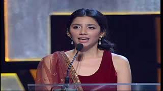 1st Hum Awards  Nok Jhok between Mahira Khan amp Mikaal Zulfiqar [upl. by Hayyifas]