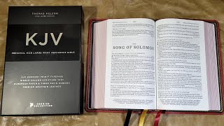 Premier Collection KJV Personal Size Large Print Reference Bible Review [upl. by Goldberg968]