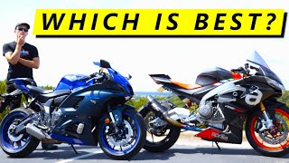 COMPARO11  Yamaha R7 Aprilia RS660  Yamaha YZF R6 [upl. by Morville]