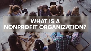 What is a Non Profit Organization [upl. by Regdirb23]