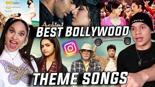 Waleska amp Efra react to Bollywood Movie theme songs that are incredibly beautiful [upl. by Rothwell]