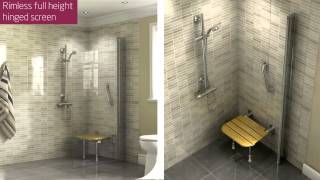 Showers suitable for disabled and elderly  Mobility Plus Bathing [upl. by Kensell]