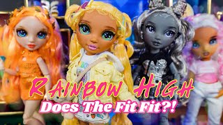 Does The Fit Fit Rainbow High Sunny amp Luna Madison Twins  Color amp Create [upl. by Garey]