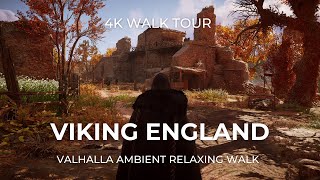 4K Relaxing Walk to Viking Age London in 878 CE AC Valhalla [upl. by Launam272]