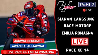 Jadwal Siaran Langsung Race MotoGP Emilia Romagna 2024  MotoGP Emilia Romagna 2024 Live Trans 7 [upl. by Onil]