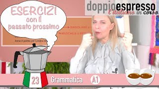 ESERCIZI  Passato prossimo verbi irregolari  Grammatica italiana [upl. by Olmstead]