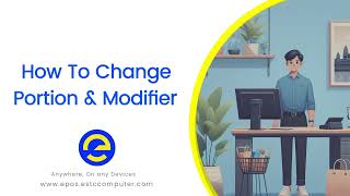 ePOS How to Change Portion amp Modifier [upl. by Edia350]