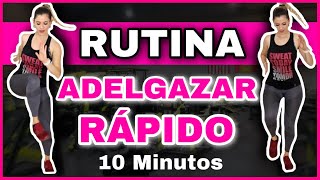 Ejercicios En Casa Para Bajar De Peso Y Tonificar Rapido En Casa  Rutina De Ejercicios Rápida [upl. by Ardnahs]