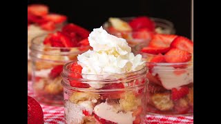 Mini Strawberry Shortcake Parfaits [upl. by Eerol]