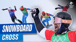 🏂 Incredible snowboard cross races at Beijing2022 [upl. by Bihas]