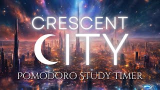 Crescent City Pomodoro Timer  255 Study Session [upl. by Tadeas595]