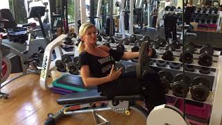 Weighted situps on decline bench [upl. by Charteris]