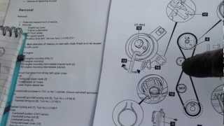 Ford Mondeo 20 Tdci 140bhp Cam and Aux Belt Change 7 20130305 [upl. by Studnia]