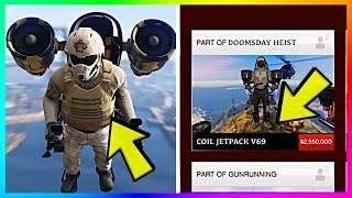 GTA ONLINE  THE JETPACK  THRUSTER TEST [upl. by Oirram]