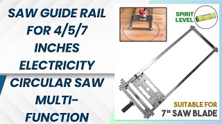 Saw Guide Rail For 457 inches Electricity Circular Saw Multifunction [upl. by Leinoto156]