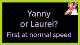 Yanny or Laurel Where Do YOU Hear the Change Sped Up and Slowed Down in 5 Steps [upl. by Mike]