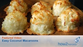 Easy Coconut Macaroons [upl. by Onileva]