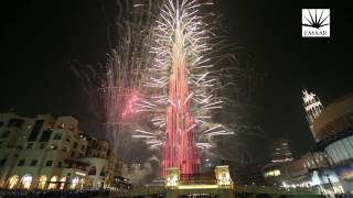 Downtown Dubai NYE 2016  Full Highlights [upl. by Aicitel]