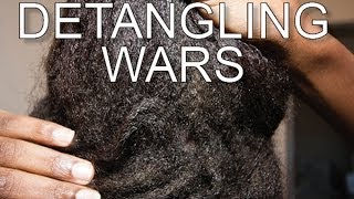 Detangling Natural Hair [upl. by Athal]