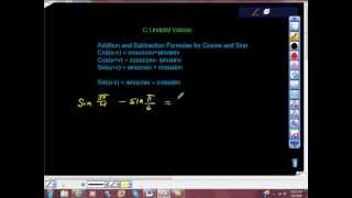 Trig Finding Exact Values Using Addition and Subtraction Formulas Sine and Cosine [upl. by Dorothy]