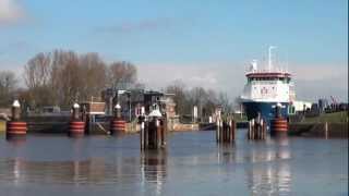 Emden Große Seeschleuse HD [upl. by Magel]