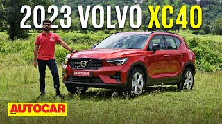 2023 Volvo XC40 B4 review  Mild Child  First Drive  Autocar India [upl. by Znerol]