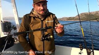 TEST prutu SPORTEX Jig Xpert Barsch  213cm 315g [upl. by Eaves]