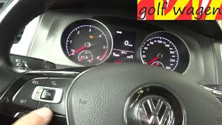 VW Golf 7 speed limiter about [upl. by Zug]