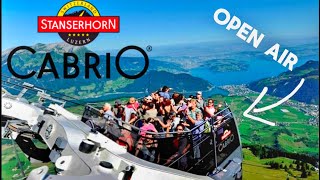 Stanserhorn CabriO🇨🇭The Coolest Cable Car in Switzerland  Travel Guide 4K [upl. by Tades]