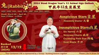 2024 Chinese Zodiac Outlook  The Rabbit [upl. by Pena]